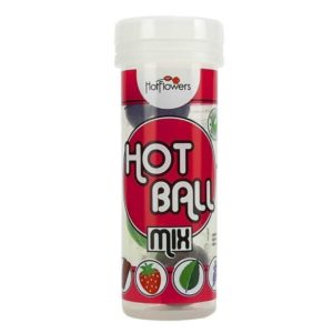 HOT BALL MIX PLUS – 4 UNIDADES MENTA, CHOCOLATE, MORANGO, UVA