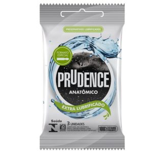 PRESERVATIVO ANATÔMICO EXTRA LUBRIFICADO 3 UNIDADES