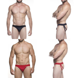 CUECA JOCKSTRAP DUPLA FINA