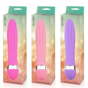 VIBRADOR COM RELEVOS SALIENTES MULTIVELOCIDADES 18CM