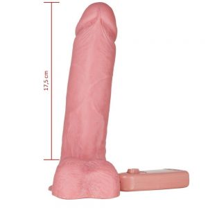 PRÓTESE VIBRADOR CONTROLE EXTERNO 19,5 X 5,5CM