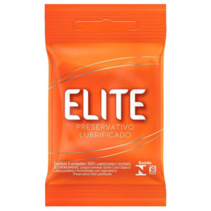 PRESERVATIVO ELITE LUBRIFICADO 3 UNIDADES