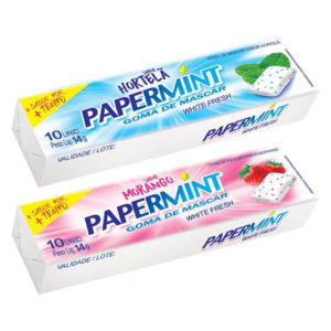 PAPERMINT GOMA DE MASCAR REFRESCANTE 10 UN