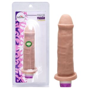 PÊNIS VIBRADOR INTERNO 17 X 4,2CM